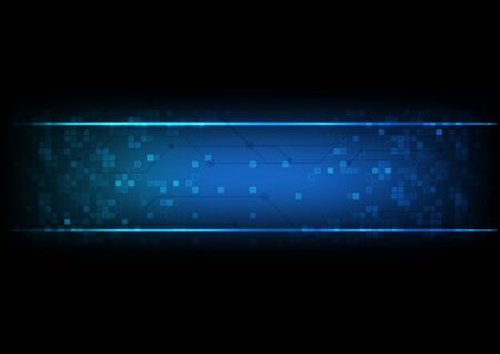 vector abstract background technology illustration communication data securityのイラスト素材
