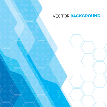 Futuristic blue technical backgroundのイラスト素材