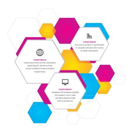 Hexagonal Business Backgroundのイラスト素材