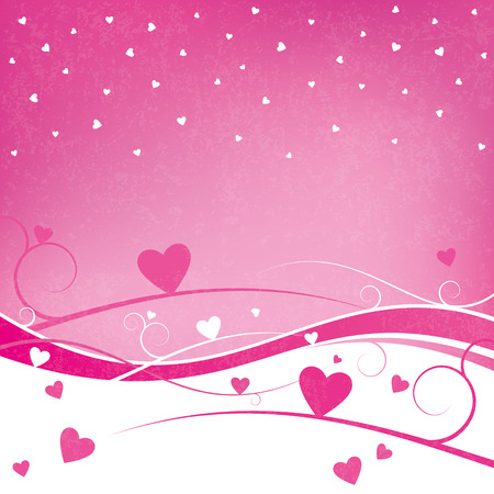 A grunge themed background for Valentines Dayのイラスト素材