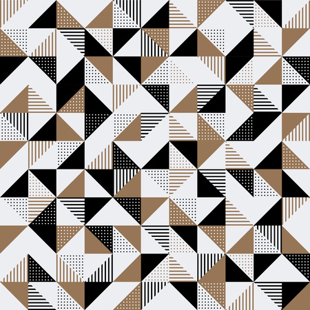 A modern geometric background design in gold and blackのイラスト素材
