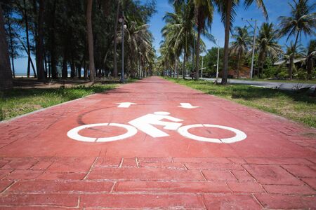 Bike lane 1の写真素材