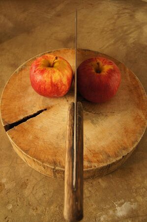 Apple reflexの写真素材