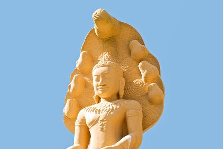 Buddha statue, Phut Udom temple, Pathum Thani, Thailandの写真素材