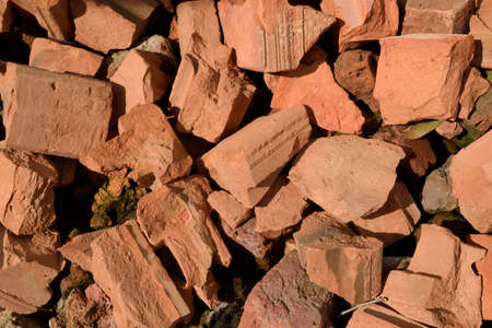 Background Red Brick Stoneの写真素材