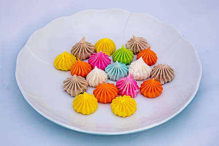 Colorful thai desserts.の写真素材