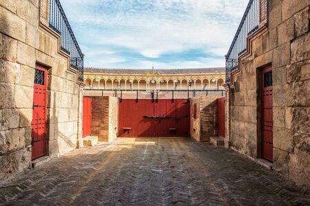 Plaza de toros, Real Maestranza, Sevilla, Seville, Spain, spainのeditorial素材