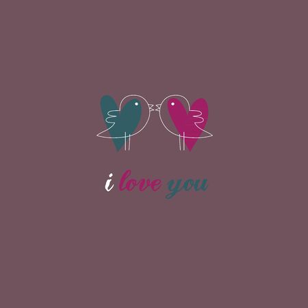 Valentine Love Background Collectionのイラスト素材