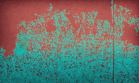 oxidized copper, metal grunge wall texture. Vintage antique weathered and worn rusted bronze brass. generative ai, generative, aiの素材