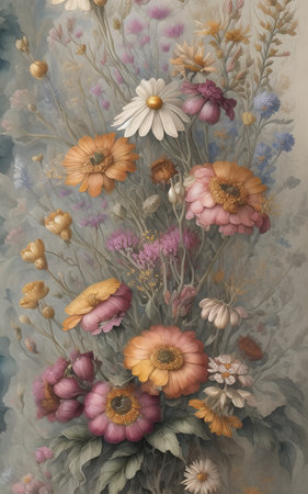 flowers, plants, botanical, green, flower, generative ai, aiの素材