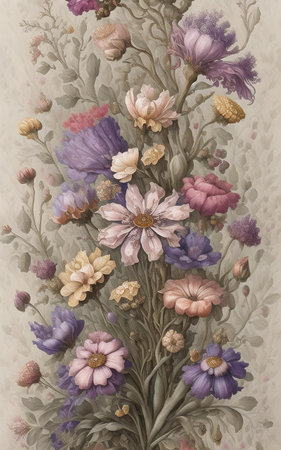 flowers, plants, botanical, green, flower, generative ai, aiの素材