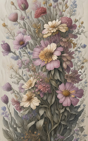 flowers, plants, botanical, green, flower, generative ai, aiの素材