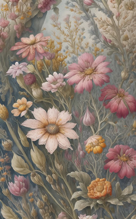 flowers, plants, botanical, green, flower, generative ai, aiの素材