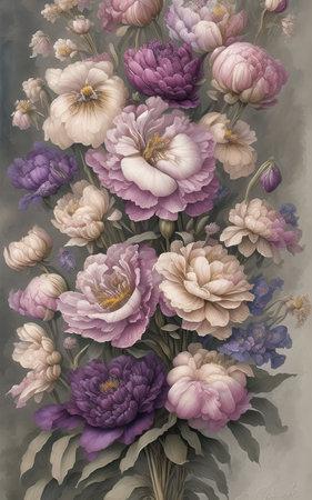 flowers, plants, botanical, green, flower, generative ai, aiの素材