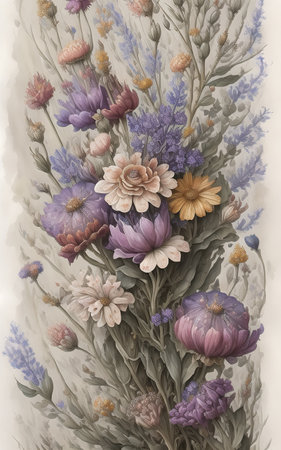 flowers, plants, botanical, green, flower, generative ai, aiの素材