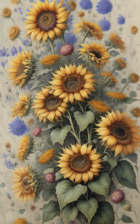flowers, plants, botanical, green, flower, generative ai, aiの素材