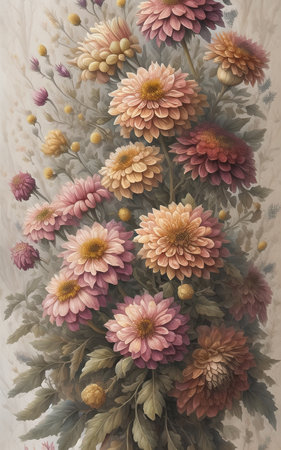flowers, plants, botanical, green, flower, generative ai, aiの素材