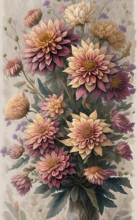 flowers, plants, botanical, green, flower, generative ai, aiの素材