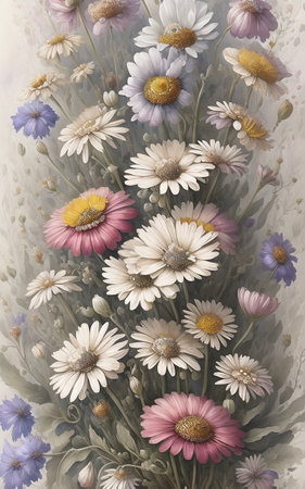 flowers, plants, botanical, green, flower, generative ai, aiの素材