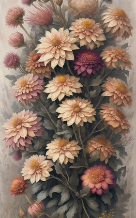 flowers, plants, botanical, green, flower, generative ai, aiの素材