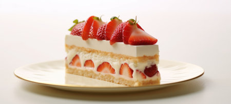 strawberry cake tart pie dessert pastry food, aiの素材