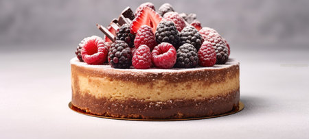 strawberry cake tart pie dessert pastry food, aiの素材