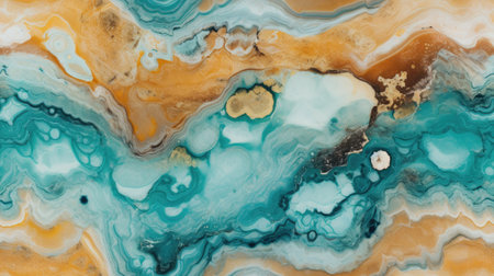 abstract marble texture agate dark green teal, aiの素材
