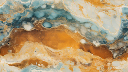 abstract marble texture agate gold orange black, aiの素材