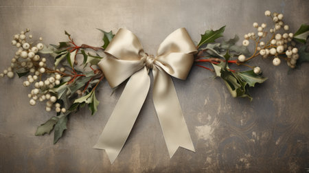 ribbon xmas frame christmas season holiday, aiの素材