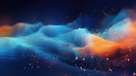 abstract tech futuristic digital background, aiの素材
