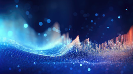 abstract tech futuristic digital background, aiの素材