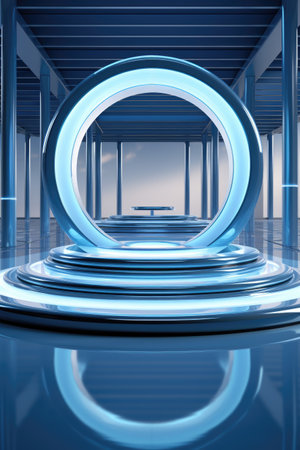 Abstract scene background. Product presentation, mock up, show cosmetic product, Podium, stage pedestal or platform. aiの素材