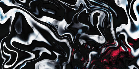 Liquid Pattern dark duo Colors Abstract Fluid Blend Gradient Motion Swirlの素材