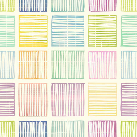 Pastel Squares Checkered Pattern Linear Color Stripes Geometric Soft Gradientの素材