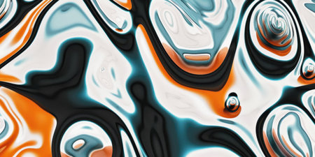 Liquid Pattern dark duo Colors Abstract Fluid Blend Gradient Motion Swirlの素材