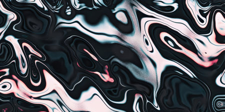 Liquid Pattern dark duo Colors Abstract Fluid Blend Gradient Motion Swirlの素材