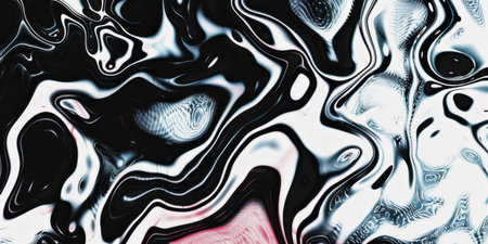 Liquid Pattern dark duo Colors Abstract Fluid Blend Gradient Motion Swirlの素材