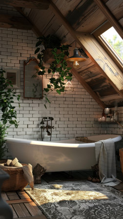 Hygge Style Bathroom Cozy Warm Minimalist Natural Materials Sereneの素材