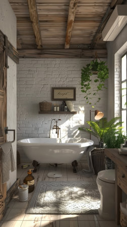 Hygge Style Bathroom Cozy Warm Minimalist Natural Materials Sereneの素材