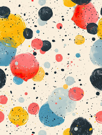 Abstract Organic Shape Cute Fun Vector Illustration Colorful Playful White Backgroundの素材