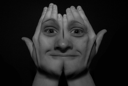 Hidden Smileの写真素材