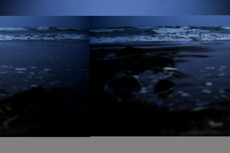 Dark Blue Ocean Waves
