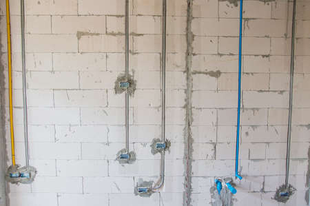 Photo of Electrical conduit for cable - ID:1-166589774 - Royalty Free ...