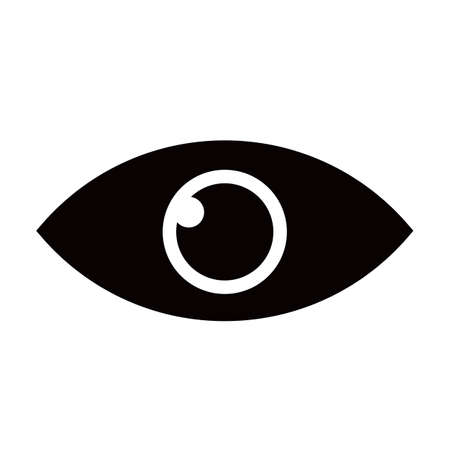 Eyes icon vector symbol graphicのイラスト素材