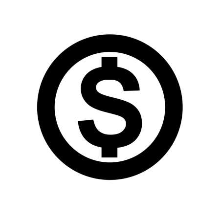 Dollar money Vector icon designのイラスト素材