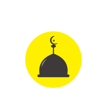 Unique mosque illustration vector icon designのイラスト素材