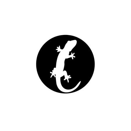 Lizard vector icon and symbol templateのイラスト素材