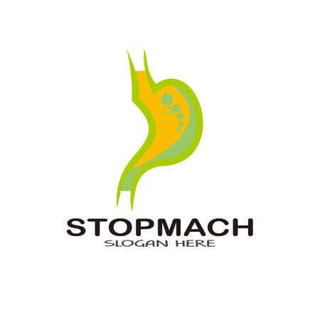Stopmach logo vector design illustrationのイラスト素材