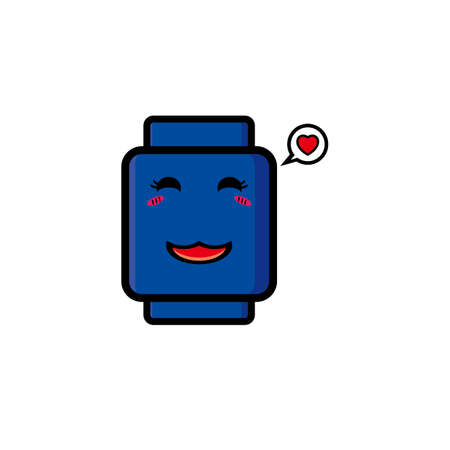 Design toy happy illustration symbolのイラスト素材