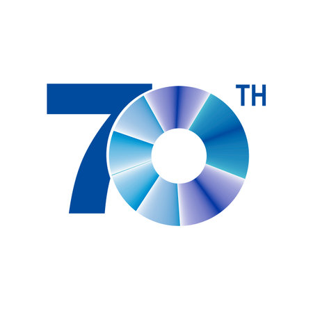 Anniversary logo type style with colorのイラスト素材